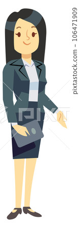 Confident businesswoman with tablet. Female office manager Confident businesswoman with tablet. Female office manager 106471909