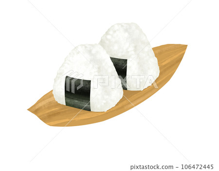 竹皮飯糰插畫 竹皮飯糰插畫 106472445