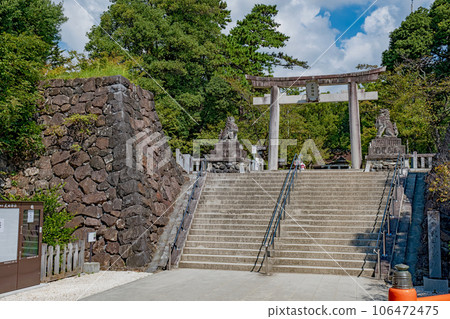 山梨縣武田神社參道（辻崎堂遺址）的風景 106472475