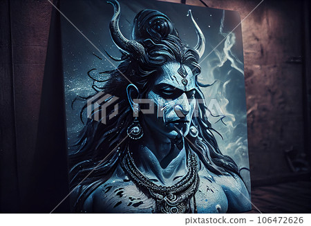 Hindu god Shiva sculpture sitting in meditation. Illustration of Shiva God wallpaper background Hindu god Shiva sculpture sitting in meditation. Illustration of Shiva God wallpaper background 106472626