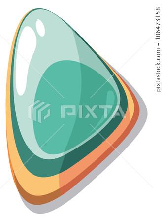 Play button in cartoon game style. Glossy interface Play button in cartoon game style. Glossy interface 106473158