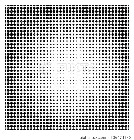Round dot pattern. Light effect. Halftone style 106473180