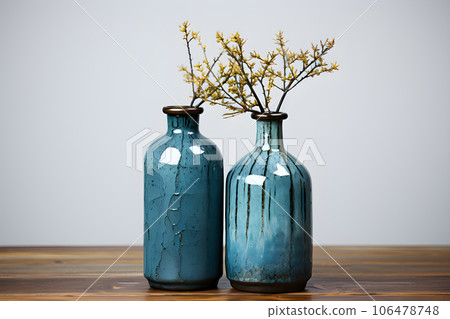 Colorful Ceramic Vase Interior Design Generative AI 106478748