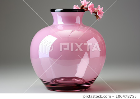 Colorful Ceramic Vase Interior Design Generative AI 106478753