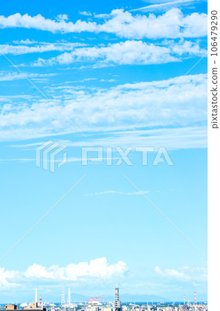 Oita city area and mountain range of Shikoku Oita city area and mountain range of Shikoku 106479290