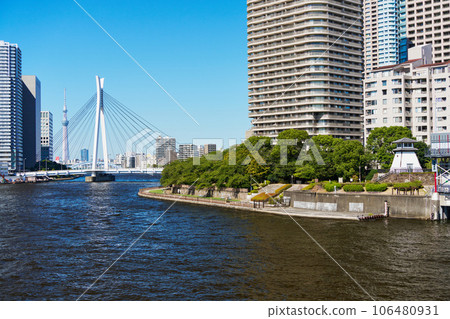 東京隅田川沿岸的超高層住宅 106480931