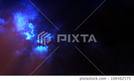 3D rendering of thunderclouds with bright lightning flashes 3D rendering of thunderclouds with bright lightning flashes 106482575