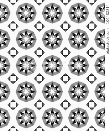 White and gray floral seamless pattern Background Traditional Arabic geometric ornament White and gray floral seamless pattern Background Traditional Arabic geometric ornament 106482814