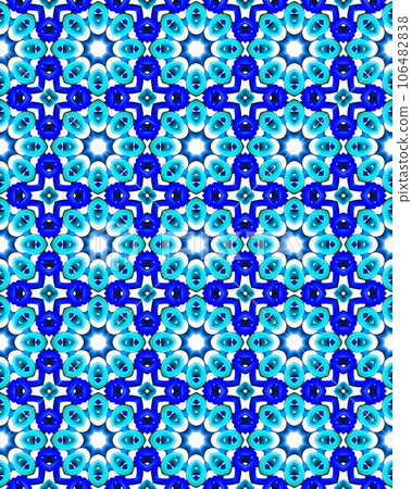 Seamless abstract ornament Geometric bright colored pattern with various elements backgrounds. 106482838