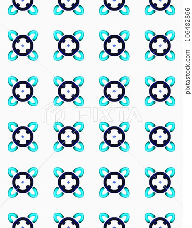 Seamless abstract ornament Geometric bright colored pattern with various elements backgrounds. Seamless abstract ornament Geometric bright colored pattern with various elements backgrounds. 106482866