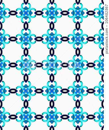 Seamless abstract ornament Geometric bright colored pattern with various elements backgrounds. Seamless abstract ornament Geometric bright colored pattern with various elements backgrounds. 106482867