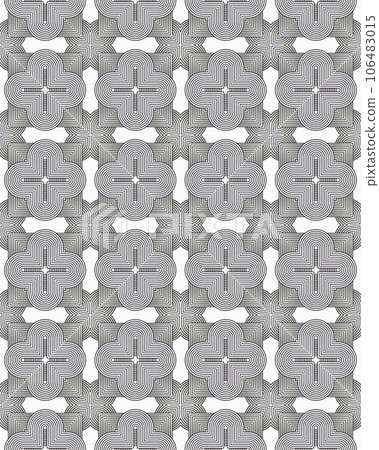 White and gray floral seamless pattern Background Traditional Arabic geometric ornament White and gray floral seamless pattern Background Traditional Arabic geometric ornament 106483015