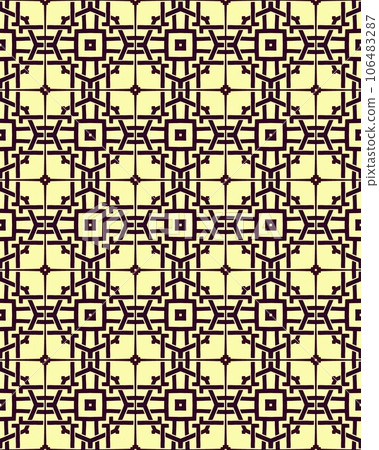 Beautiful geometric Seamless pattern design for decorating, wallpaper background illustration with cream and beige colored background Beautiful geometric Seamless pattern design for decorating, wallpaper background illustration with cream and beige colored background 106483287