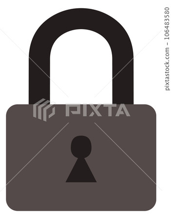 Lock icon. Padlock with keyhole. Privacy symbol Lock icon. Padlock with keyhole. Privacy symbol 106483580