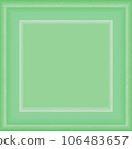Green Three-Dimensional Background and Wallpaper Image with Light and White Snowflakes. 106483657