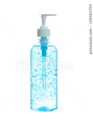 Alcohol gel for washing hand, Hand wash gel isolated on white background with clipping path . 106483704