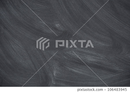 Chalk rubbed out on blackboard, chalkboard texture background copy space for add text and design 106483945