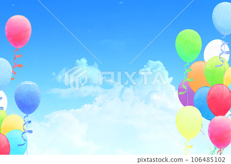 Balloons dancing in the sky 106485102