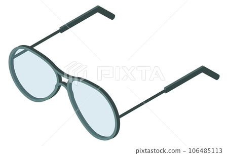 Eyeglasses icon. Isometric optic accessory. Vision symbol 106485113