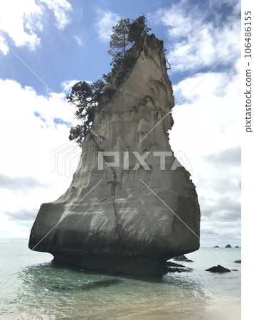 大岩石新西蘭科羅曼德大教堂洞穴 大岩石新西蘭科羅曼德大教堂洞穴 106486155