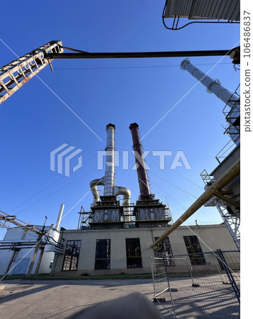 Close up industrial view in Kaunas. Lithuania 106486837