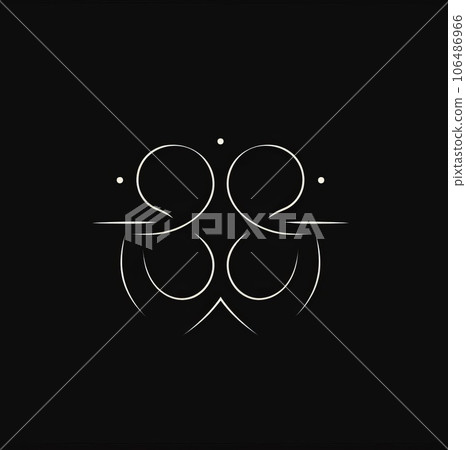 Zodiac signs esoteric astrological illustration Zodiac signs esoteric astrological illustration 106486966