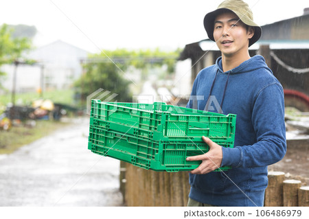 young male farmer young male farmer 106486979