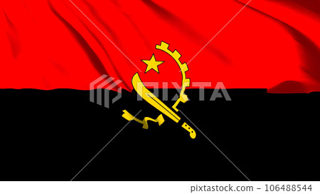 The Angolan flag is flying. The Angolan flag is flying. 106488544