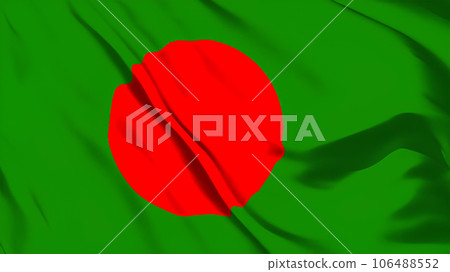 孟加拉國國旗飄揚。 106488552