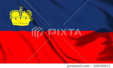 The Liechtenstein flag is flying. 106488631