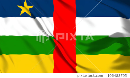 中非的旗幟飄揚。 106488795