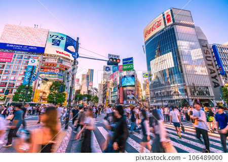 日本東京市容：6都道府縣減少↓。澀谷擠滿了外國遊客。摘口罩完成...沒有爆發感染=29日 106489000