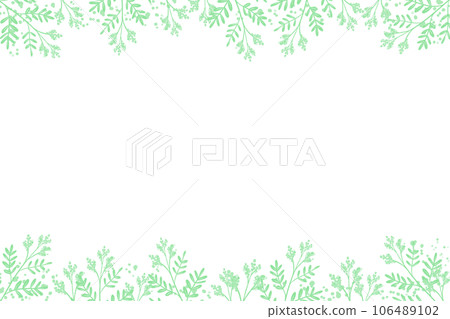 綠花上下線框 106489102