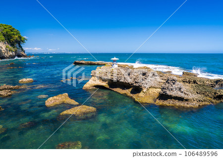 Goura coast in Kitaibaraki Goura coast in Kitaibaraki 106489596