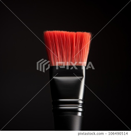 School Paintbrush Education Tool Photorealistic Square Illustration. Learning Process. Ai Generated Trendy Illustration with Ergonomic Versatile Paintbrush Education Tool. 106490514
