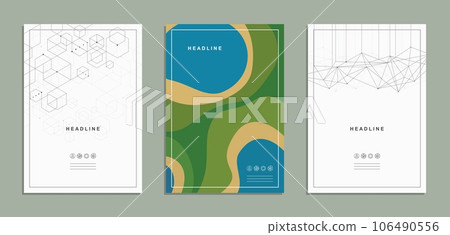 Abstract company brochure. Vector business flyer. Abstract company brochure. Vector business flyer. 106490556