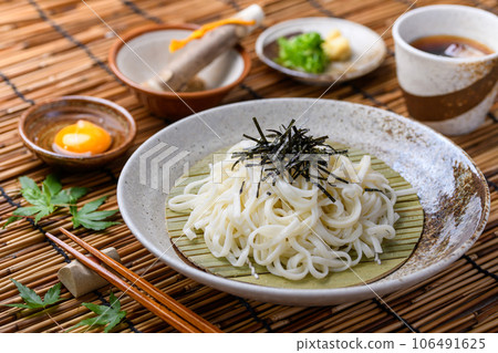 A summer staple! Chilled Udon Zaru Udon A summer staple! Chilled Udon Zaru Udon 106491625