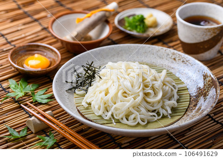 A summer staple! Chilled Udon Zaru Udon A summer staple! Chilled Udon Zaru Udon 106491629