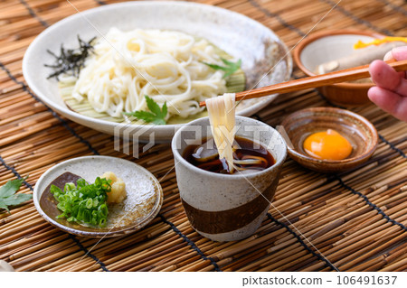 A summer staple! Chilled Udon Zaru Udon A summer staple! Chilled Udon Zaru Udon 106491637