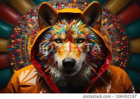 穿著衣服的狗,生成 AI AI 圖像 穿著衣服的狗,生成 AI AI 圖像 106492197