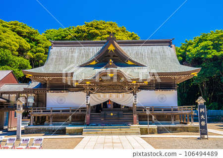 Main hall of Sakatsura Isozaki Shrine 106494489