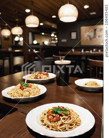 Realistic pasta neutral palette warm detailed cozy Realistic pasta neutral palette warm detailed cozy 106495485