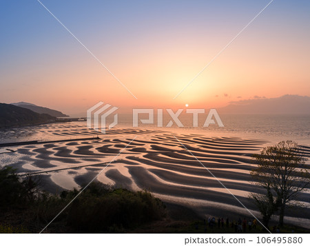 熊本_禦子白井海岸和日落美景壯觀的一天 106495880