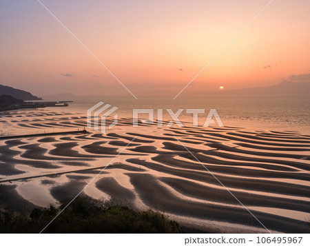 熊本_禦子白井海岸和日落美景壯觀的一天 106495967