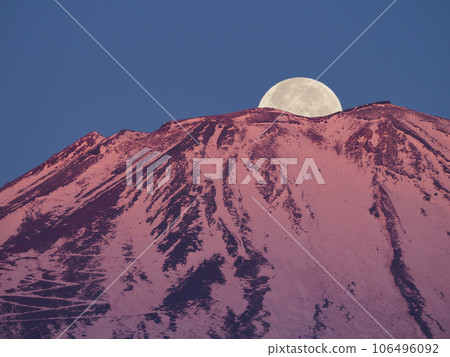 靜岡_黎明時分紅富士珍珠的絕景 106496092