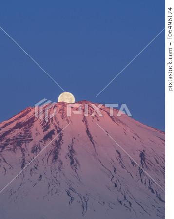 Shizuoka_Superb view of Red Fuji Pearl at dawn 106496124