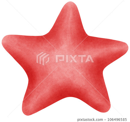 watercolor cute christmas and new year star 106496585