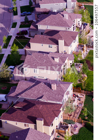 Typical american suburban development. 106497557