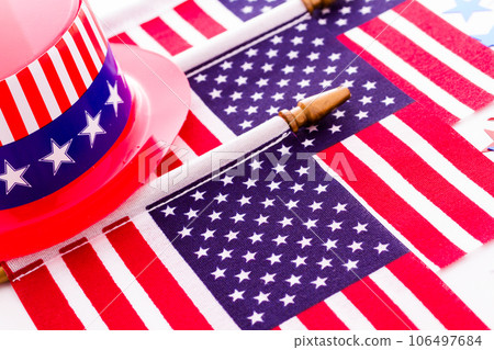 Patriotic items to celebrate July 4th. Patriotic items to celebrate July 4th. 106497684