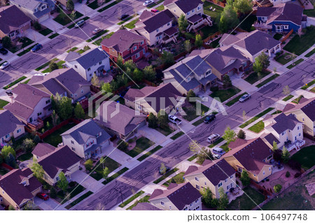 Typical american suburban development. 106497748